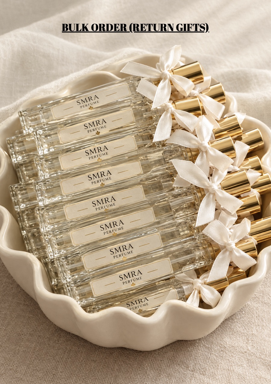 Gift-wrapped SMRA perfume sprays